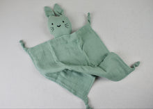 Load image into Gallery viewer, Personalised Organic Cotton Rabbit Comforter