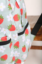 Load image into Gallery viewer, Personalised Strawberry Daisy Patterned Children's Backpack
