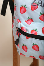Load image into Gallery viewer, Personalised Strawberry Patterned Children's Backpack
