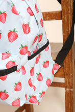 Load image into Gallery viewer, Personalised Strawberry Patterned Children's Backpack