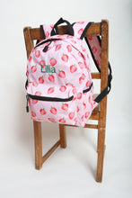 Load image into Gallery viewer, Personalised Strawberry Patterned Children's Backpack
