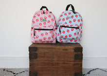 Load image into Gallery viewer, Personalised Strawberry Patterned Children's Backpack