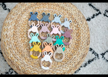 Load image into Gallery viewer, Personalised Silicone Bunny Teether