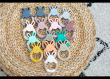 Load image into Gallery viewer, Personalised Silicone Bunny Teether