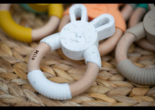 Load image into Gallery viewer, Personalised Silicone Bunny Teether