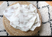 Load image into Gallery viewer, Large Teddy Bear Muslin Swaddle
