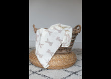 Load image into Gallery viewer, Large Teddy Bear Muslin Swaddle