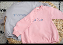 Load image into Gallery viewer, Personalised Oversized Romper Sweatshirt