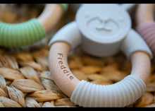 Load image into Gallery viewer, Personalised Silicone Bunny Teether