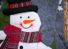 Load image into Gallery viewer, Luxury Grey Personalised Christmas Stockings