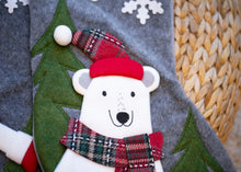 Load image into Gallery viewer, Luxury Grey Personalised Christmas Stockings