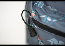 Load image into Gallery viewer, Personalised Dinosaur Patterned Children's Backpack