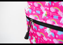 Load image into Gallery viewer, Personalised Unicorn Patterned Children's Backpack