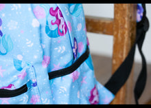 Load image into Gallery viewer, Personalised Mermaid Patterned Children's Backpack