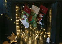Load image into Gallery viewer, Luxury Red and Green Personalised Christmas Stockings