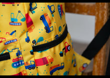 Load image into Gallery viewer, Personalised Vehicle Patterned Children's Backpack