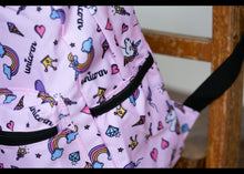Load image into Gallery viewer, Personalised Unicorn Patterned Children's Backpack