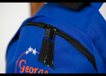 Load image into Gallery viewer, Personalised Space Rocket Embroidered Children's Backpack