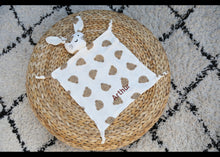 Load image into Gallery viewer, Personalised Organic Cotton Teddy Bear Comforter