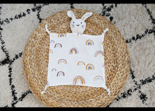 Load image into Gallery viewer, Personalised Organic Cotton Teddy Bear Comforter