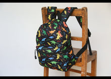 Load image into Gallery viewer, Personalised Dinosaur Patterned Children's Backpack