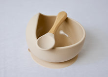 Load image into Gallery viewer, Silicone Suction Curved Bowl & Spoon