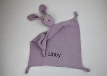 Load image into Gallery viewer, Personalised Organic Cotton Bunny Comforter