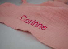 Load image into Gallery viewer, Personalised Organic Cotton Bunny Comforter