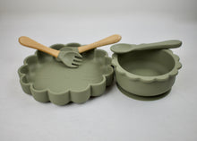 Load image into Gallery viewer, Lion Silicone Suction Bowl & Plate Set