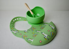 Load image into Gallery viewer, Silicone Patterned Weaning Set