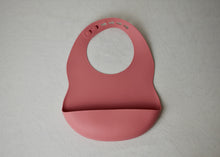 Load image into Gallery viewer, Silicone Plain Food Catcher Bib
