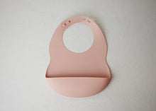 Load image into Gallery viewer, Silicone Plain Food Catcher Bib