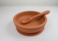 Load image into Gallery viewer, Silicone Round Suction Bowl & Spoon