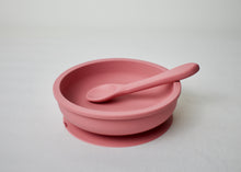 Load image into Gallery viewer, Silicone Round Suction Bowl & Spoon