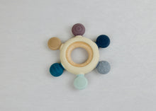 Load image into Gallery viewer, Personalised Colourful Silicone Teething Ring