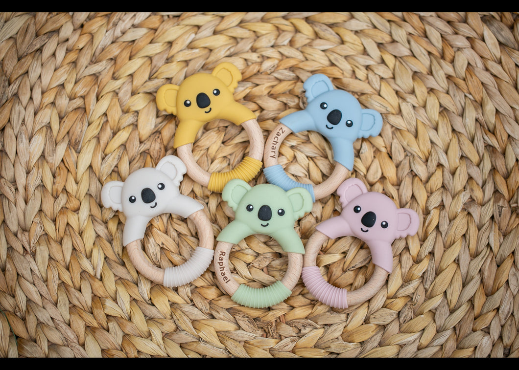 Personalised Silicone Koala Teether