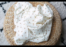 Load image into Gallery viewer, Large Teddy Bear Muslin Swaddle
