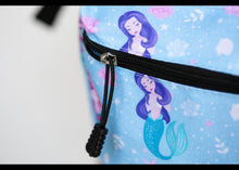 Load image into Gallery viewer, Personalised Mermaid Patterned Children&#39;s Backpack
