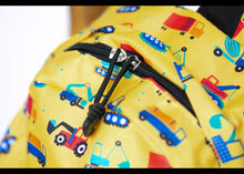 Load image into Gallery viewer, Personalised Vehicle Patterned Children&#39;s Backpack
