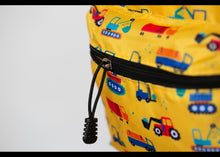 Load image into Gallery viewer, Personalised Vehicle Patterned Children&#39;s Backpack
