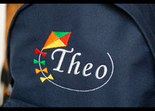 Load image into Gallery viewer, Personalised Kite Embroidered Children&#39;s Backpack
