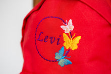 Load image into Gallery viewer, Personalised Butterfly Embroidered Children&#39;s Backpack
