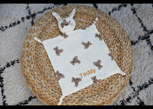 Load image into Gallery viewer, Personalised Organic Cotton Teddy Bear Comforter
