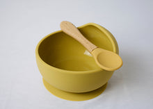 Load image into Gallery viewer, Silicone Suction Curved Bowl &amp; Spoon
