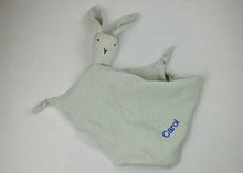 Load image into Gallery viewer, Personalised Organic Cotton Bunny Comforter
