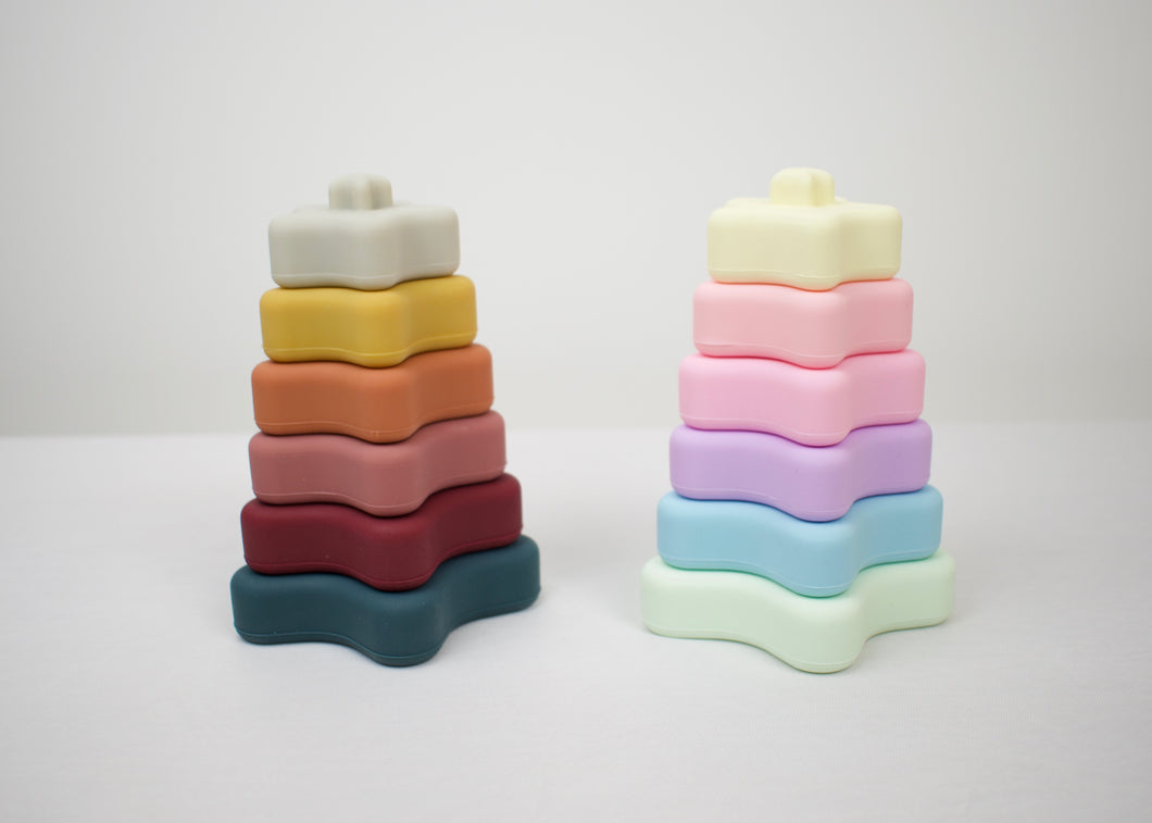Silicone Star Stacking Toy