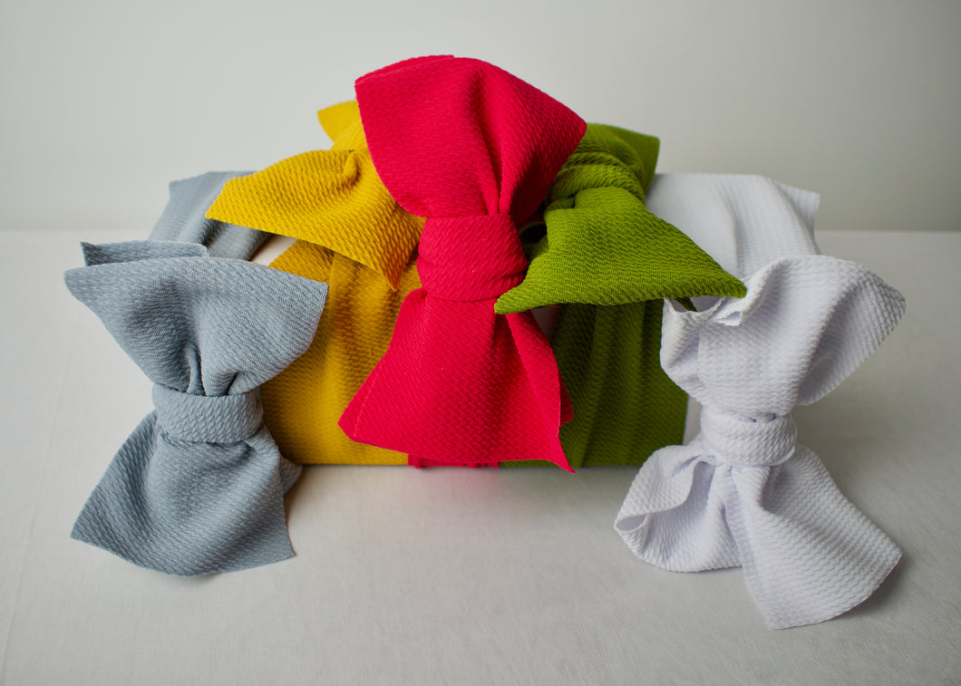 Nylon Oversized Bow Headband