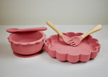 Load image into Gallery viewer, Lion Silicone Suction Bowl &amp; Plate Set
