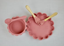 Load image into Gallery viewer, Lion Silicone Suction Bowl &amp; Plate Set
