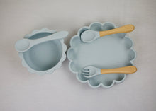 Load image into Gallery viewer, Lion Silicone Suction Bowl &amp; Plate Set
